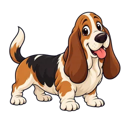 Ilustração de Basset Hound