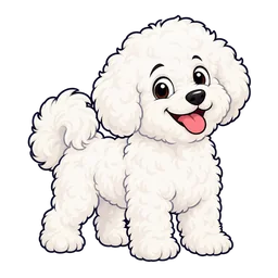 Ilustração de Bichon Frisé