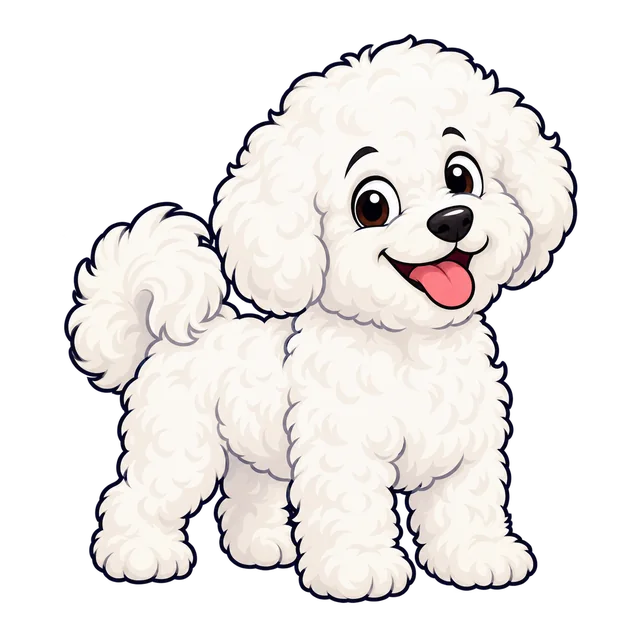 Ilustração de Bichon Frisé