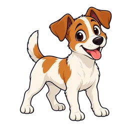 Ilustração de Jack Russell Terrier