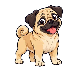 Ilustração de Pug