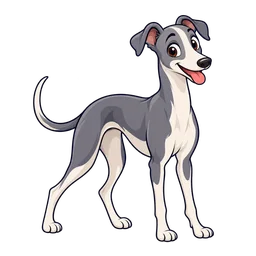 Ilustração de Whippet