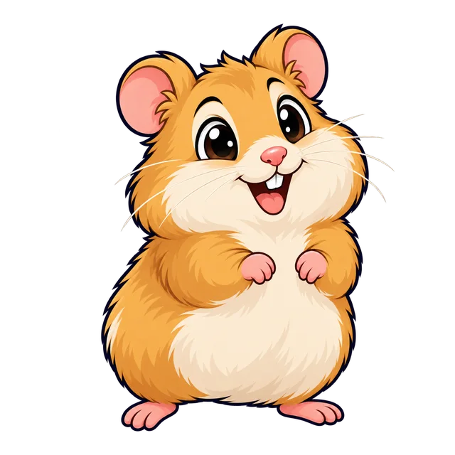 Ilustração de Hamster Sírio