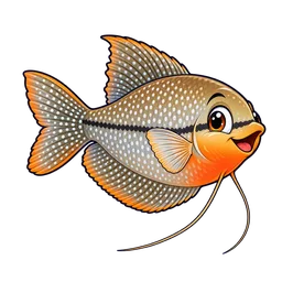 Ilustração de Gourami-pérola