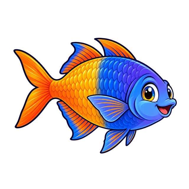 Ilustração de Peixe-arco-íris-boesemani
