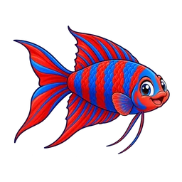 Ilustração de Peixe-paraíso