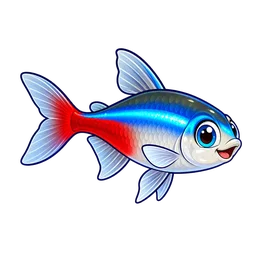 Ilustração de Tetra-neon